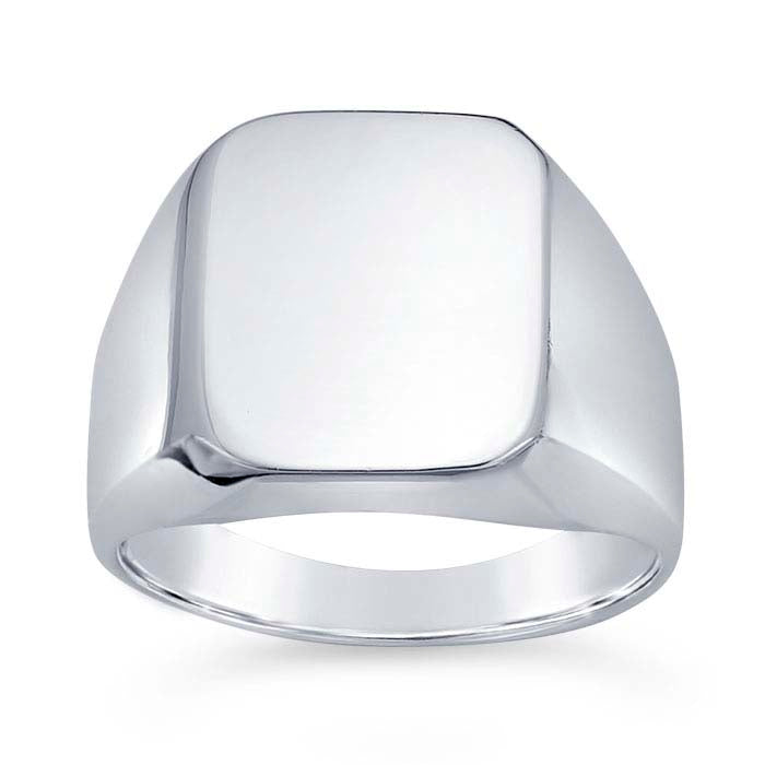 Sterling Silver Classic Signet Ring