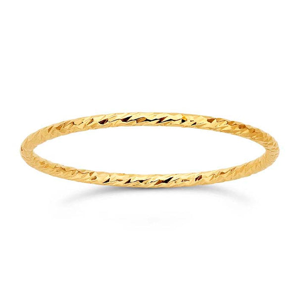 Gold Sparkle Stack Ring