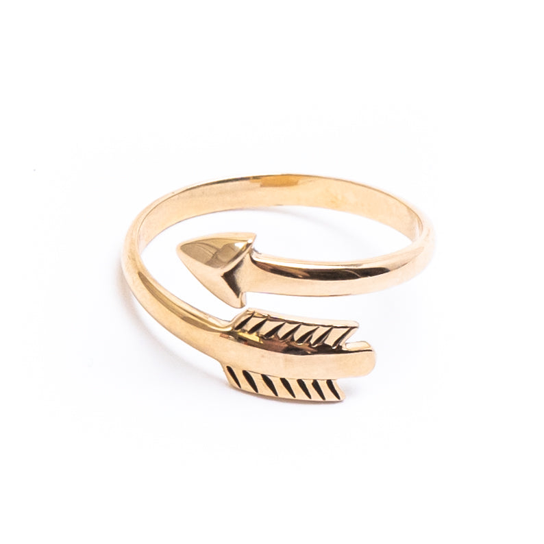 Arrow Wrap Gold Ring