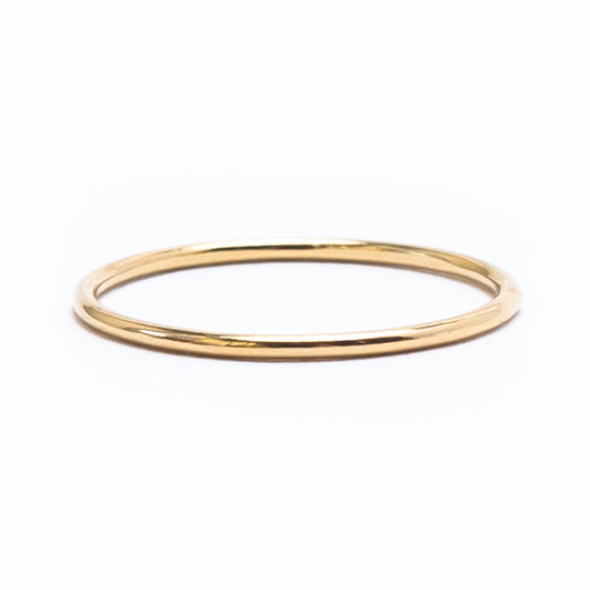 Simple Midi Gold Ring