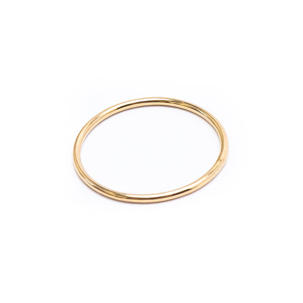 Simple Midi Gold Ring