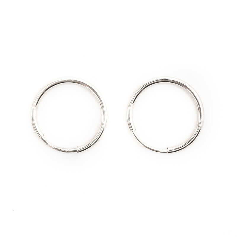 Sculpted Cable Huggie Hoop Earrings in Sterling Silver, 10.7mm | David  Yurman