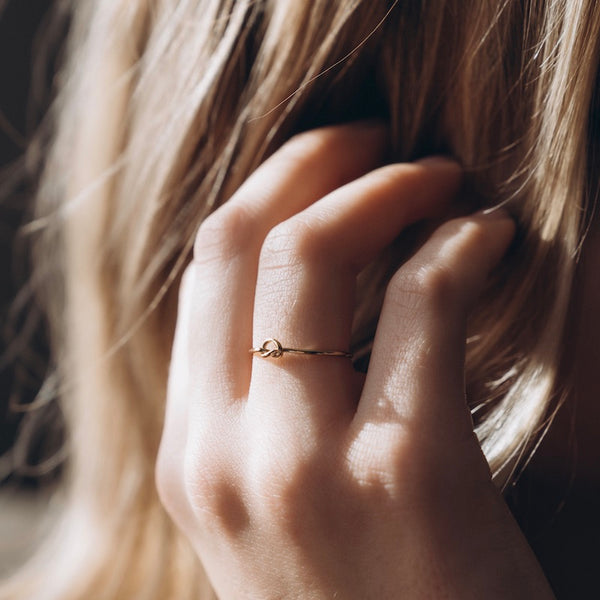 Gold Love-Knot Ring