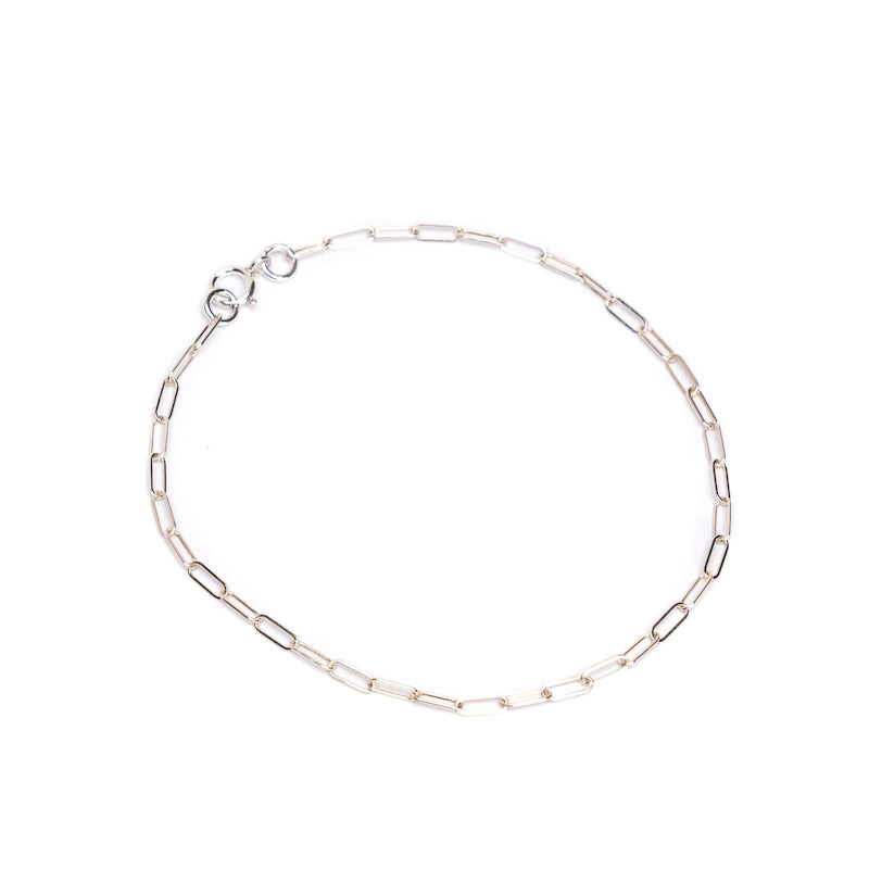 Super Dainty Chain Link Bracelet - 7" - Sterling Silver