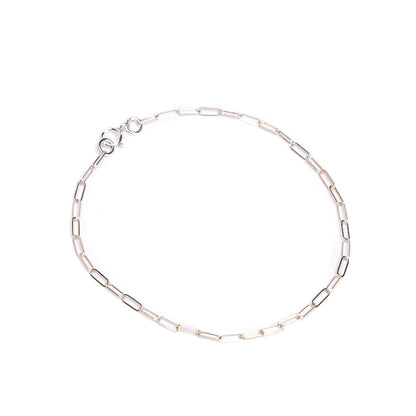 Super Dainty Chain Link Bracelet - 7" - Sterling Silver