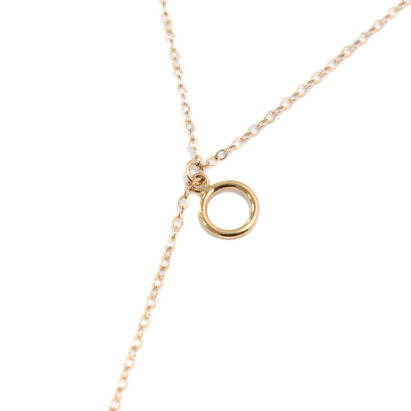 Toggle Drop Gold Necklace