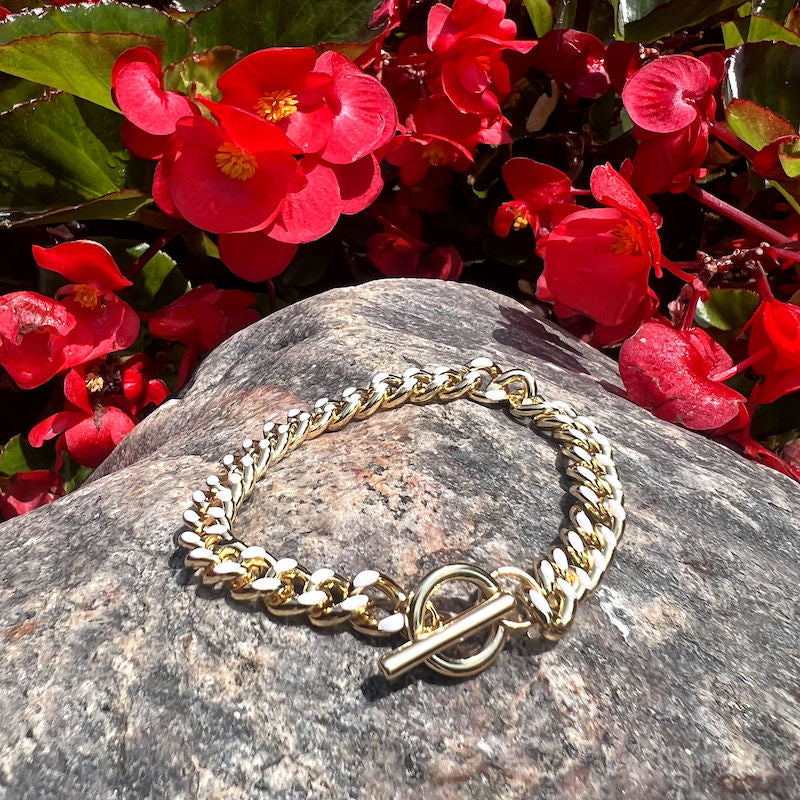Solid Gold Link Bracelet | JL Rocks Fine Jewelry | JL Rocks